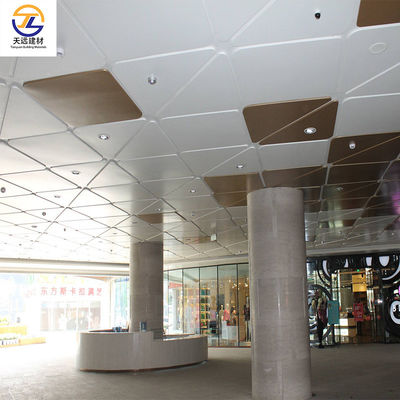 Indoor decoration fireproof and soundproof powder coated aluminum alloy ceiling