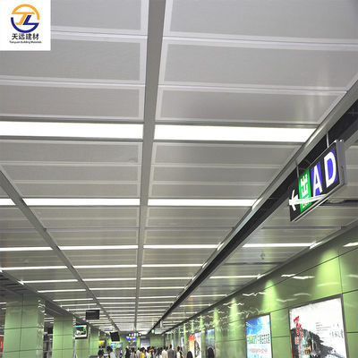 Indoor decoration fireproof and soundproof powder coated aluminum alloy ceiling